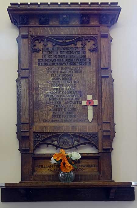 Witchfield Chapel memorial